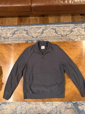 Men's Half-Zip Pullover Sweatshirt in Charcoal